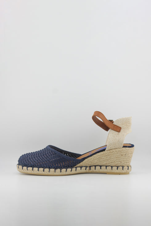 Verbenas Suede Espadrille Wedge Sandals